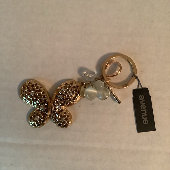 Avenue Accessories - Avenue Butterfly Keychain New